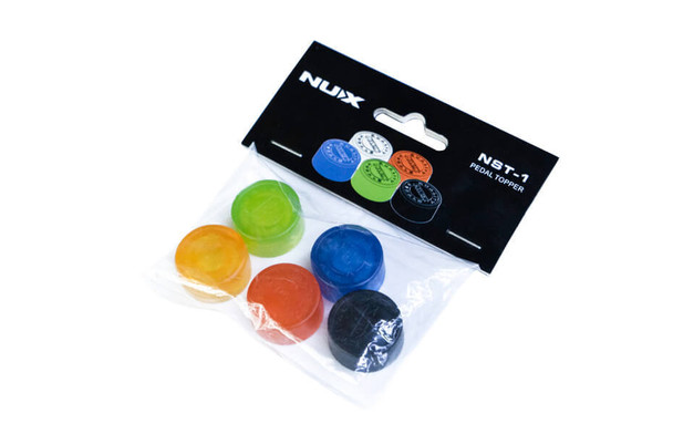 NUX Pedal Topper NST-1 Switch Cap - 4 Pack Assorted Color