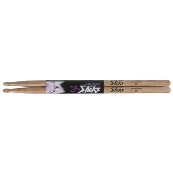 On-Stage/PROformance 2B Drumsticks - Wood Tip