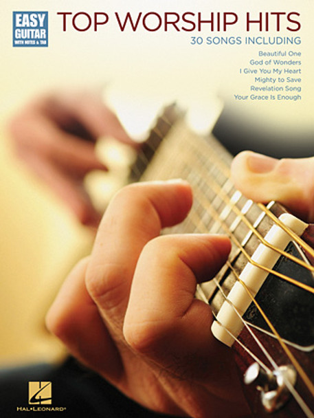 Top Worship Hits - Easy Guitar with Notes & Tab