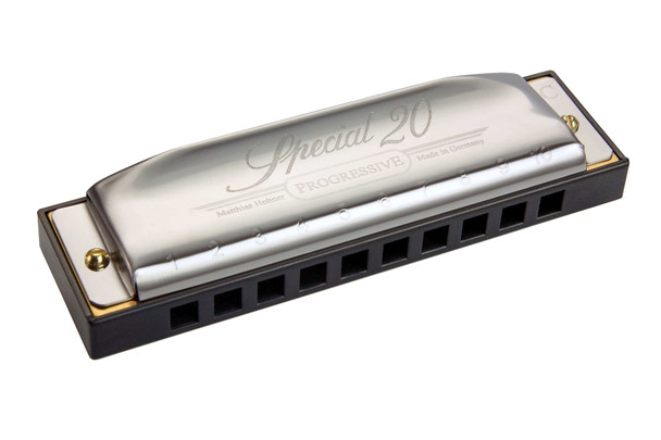 Hohner Special 20 Harmonica - A (front view)