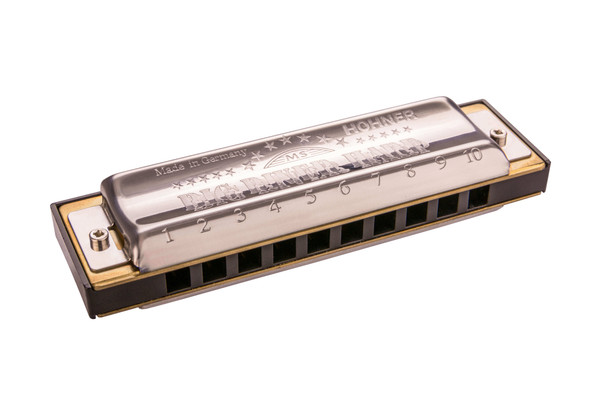 Hohner Big River Harp Harmonica - G (Front view)