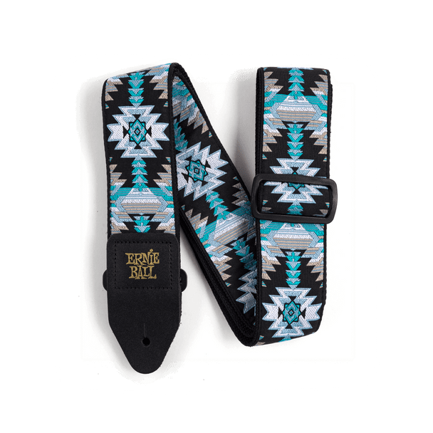 Ernie Ball Guitar Strap - Albuquerque Blue Jacquard