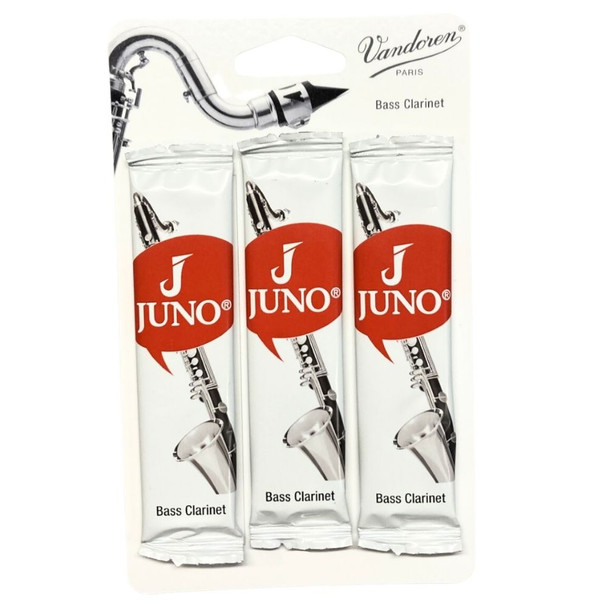 Vandoren Juno Bass Clarinet Reeds - Strength 3.0 (3pk)