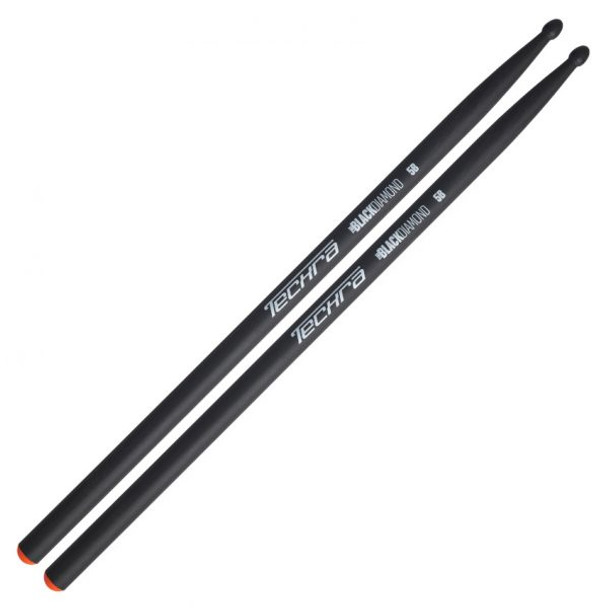 Techra Black Diamond 5B Carbon Fiber Drumsticks