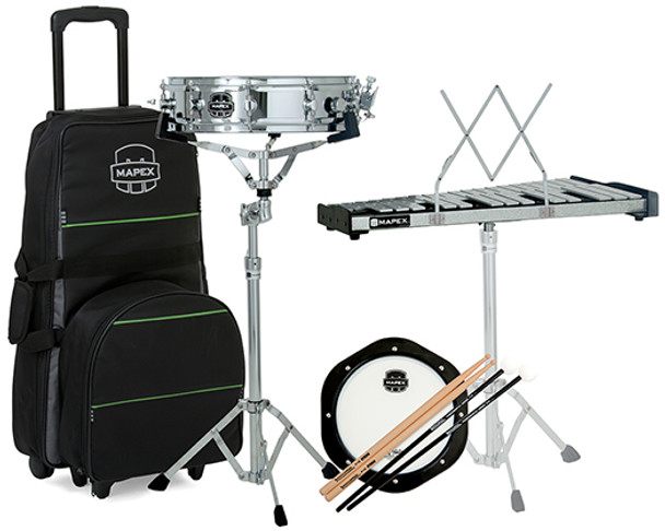 Mapex MCK1432DP Combo Percussion Kit w/ roller bag