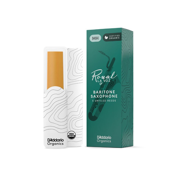 Royal La Voz Baritone Saxophone Reeds - Medium Hard (5 pack)