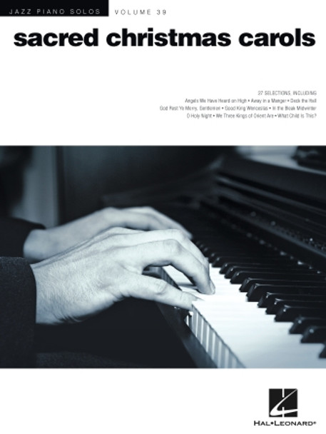 Sacred Christmas Carols Jazz Piano Solos Series Volume 39