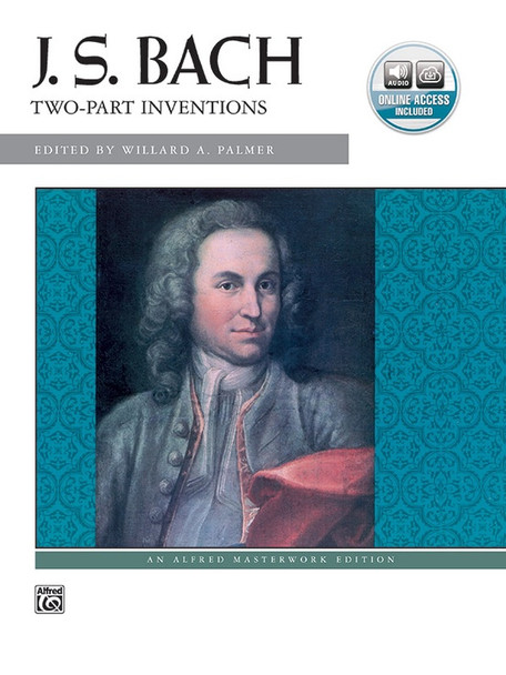 Bach Two Part Inventions w/ Online Audio - Piano Solo (7111B4)A