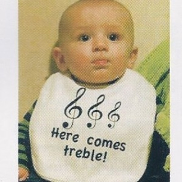 baby wearing a bib