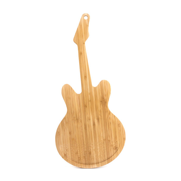 Kikkerland Bamboo Guitar Cutting Board