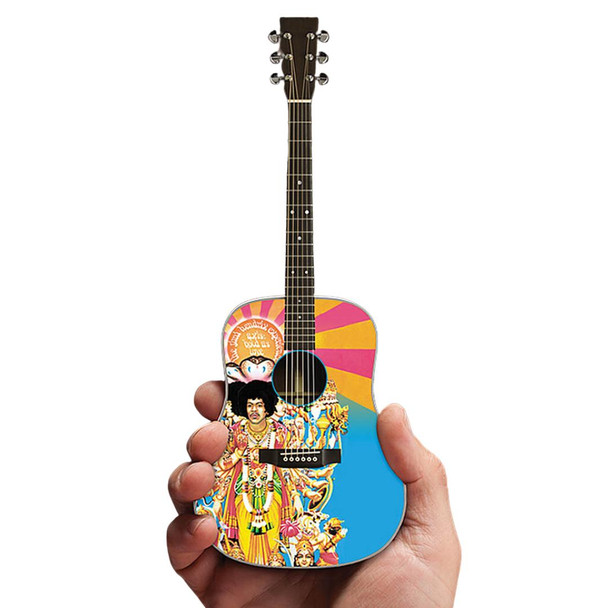 Miniature Acoustic Guitar Replica - Jimi Hendrix Axis: Bold As Love