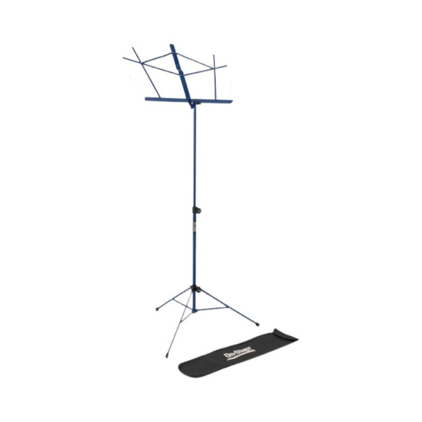 On-Stage SM7122DBB Compact Sheet Music Stand w/ Bag - Dark Blue