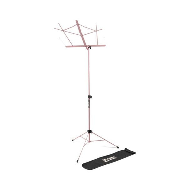 On-Stage SM7122PKB Compact Sheet Music Stand w/ Bag - Pink