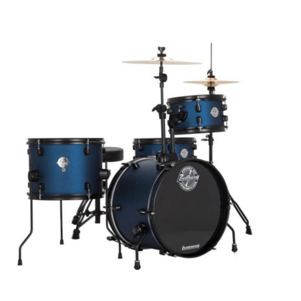 Ludwig Questlove Pocket Kit All-In-One Drum Set - Blue Stardust