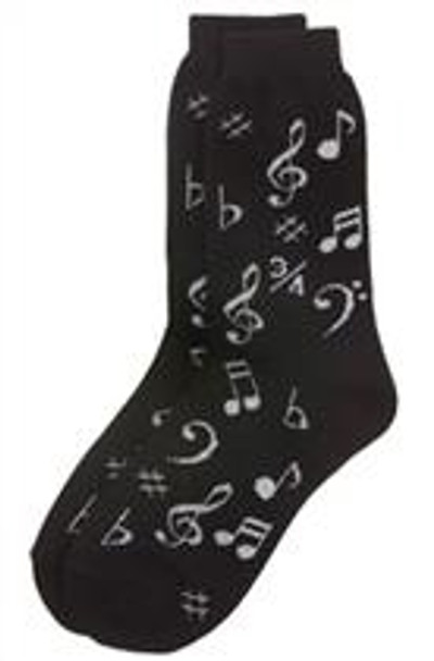 socks with music notes design
