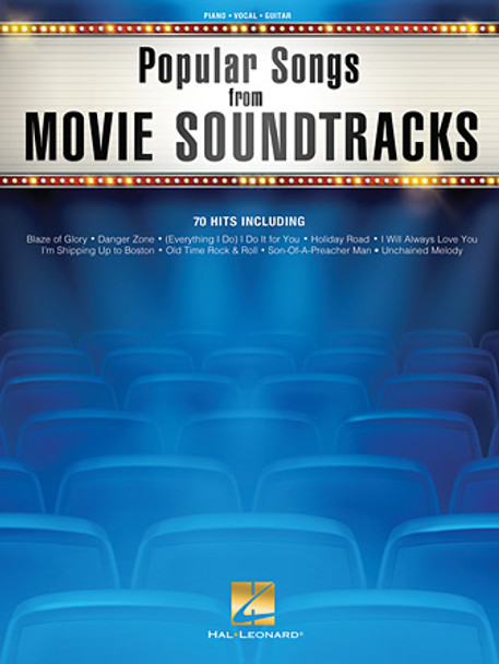 Popular Songs from Movie Soundtracks
Piano/Vocal/Guitar Songbook Softcover