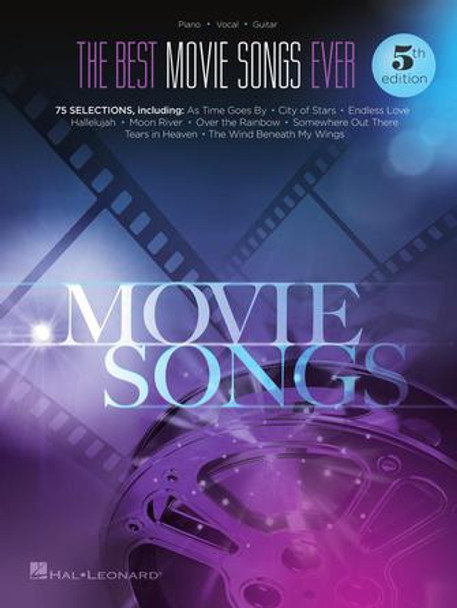 The Best Movie Songs Ever Songbook – 5th Edition
Piano/Vocal/Guitar Songbook Softcover