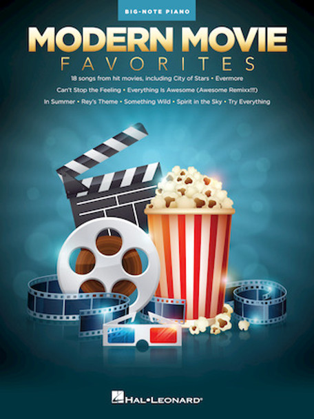 Modern Movie Favorites
Big Note Songbook Softcover