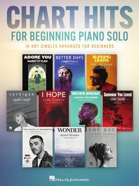 Chart Hits for Beginning Piano Solo
Beginning Piano Solo Songbook Softcover