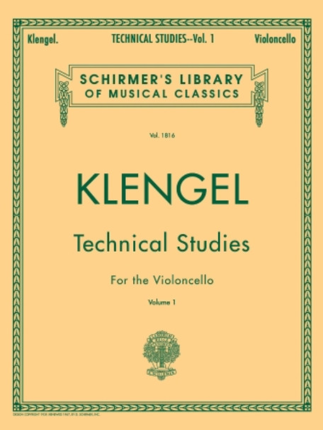 Julius Klengel: Technical Studies for the Violoncello, Volume 1
Schirmer Library of Classics Volume 1816