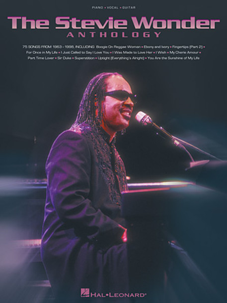 The Stevie Wonder Anthology
Piano/Vocal/Guitar Artist Songbook