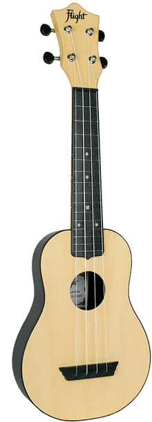 Flight TUS35 Travel Soprano Ukulele - Natural