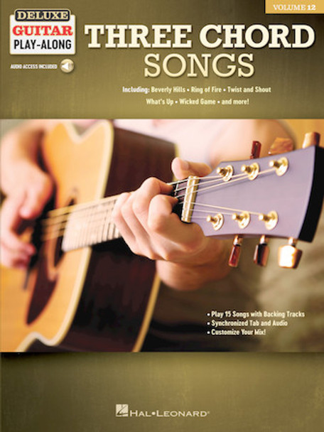 Three Chord Songs
Deluxe Guitar Play-Along Volume 12
Deluxe Guitar Play-Along Softcover Audio Online - TAB