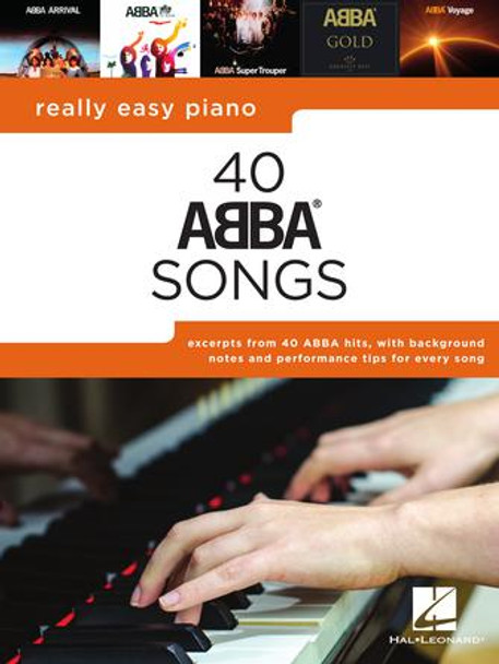 Really Easy Piano: 40 ABBA Songs
Really Easy Piano Softcover