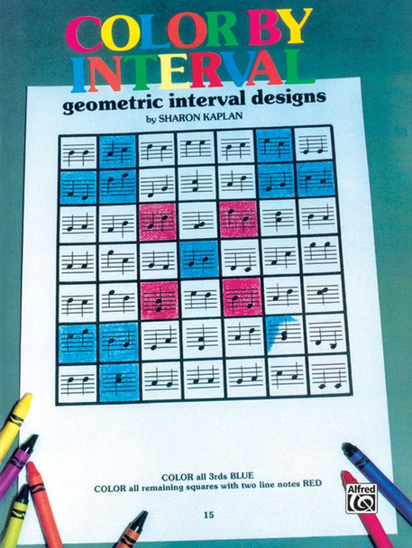 Color by Interval, Book 1
Geometric Interval Designs
By Sharon Kaplan