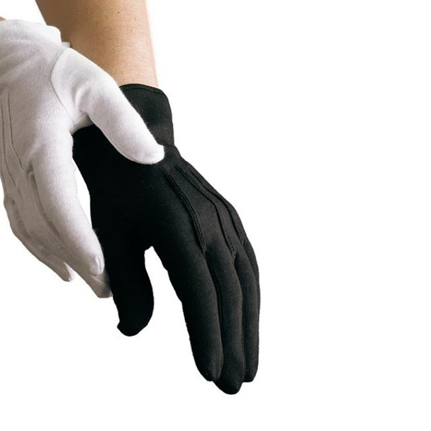 Dinkles GLP80 Black Cotton Gloves - Small
