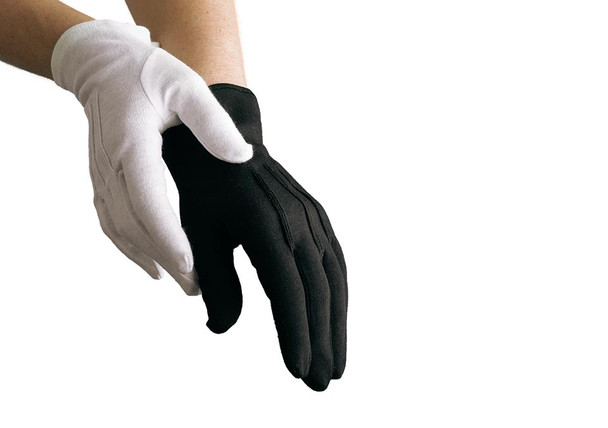 Dinkles GLP80 Black Cotton Gloves - Large