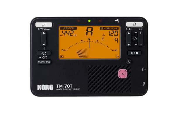 Korg TM-70 Combo Tuner Metronome - Black