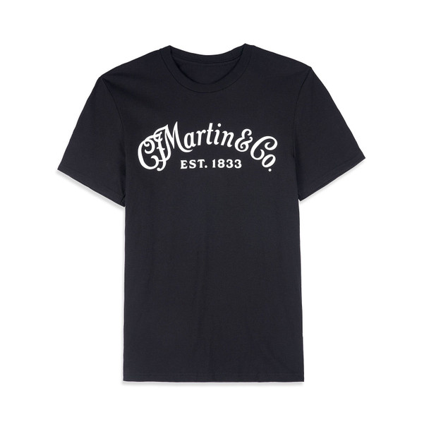 Martin Logo Cotton T-Shirt - Black, Medium