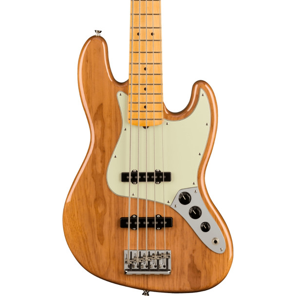 Fender American Professional II Jazz V 5-string Bass Guitar - Roasted Pine