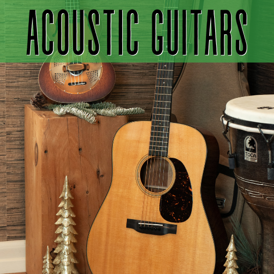 Acoustic collections for the holidays at Heid Music
