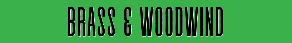 Brass and woodwind collection at Heid Music