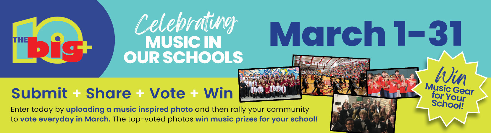 Big 10+ Giveaway – Celebrating Music in Our Schools