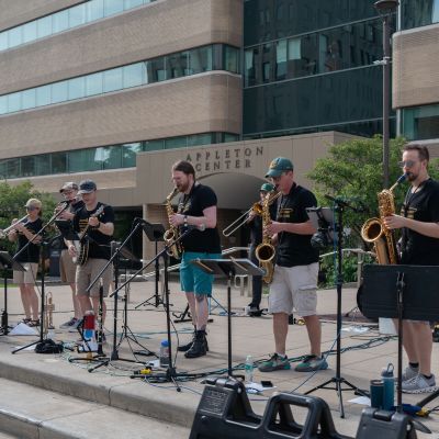 Brewster Street Brass Band Make Music Day 2025