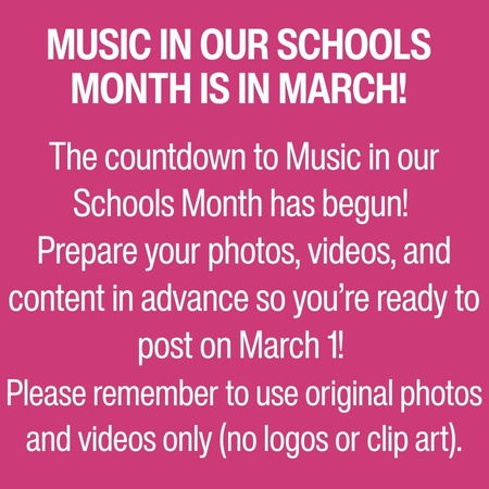 Music In Our Schools!