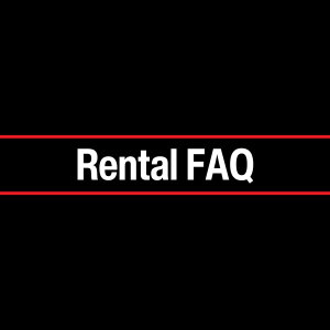 Have questions about rentals? We have the answers here!