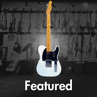 Acoustic Guitars: Martin, Fender, Alvarez, Cordoba, Breedlove Electric Guitars: Fender, PRS Guitars, Ibanez, Squier Bass Guitars: Fender, Ibanez, Squier, Kala, Breedlove Ukuleles: Kala, Cordoba Banjos: Deering Mandolins: Eastman, Kentucky Resonator Guitars: Gretsch, Dobro Lap Steel Guitars: Various brands Dulcimers: Various brands
