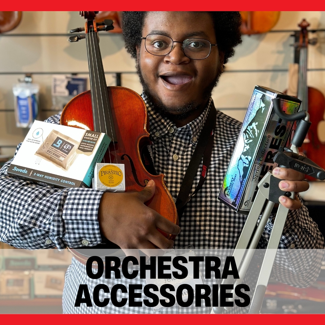 Find every orchestra accessory that you need to keep playing at Heid Music