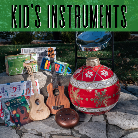 Kids instrument collections for the Holidays at Heid Music