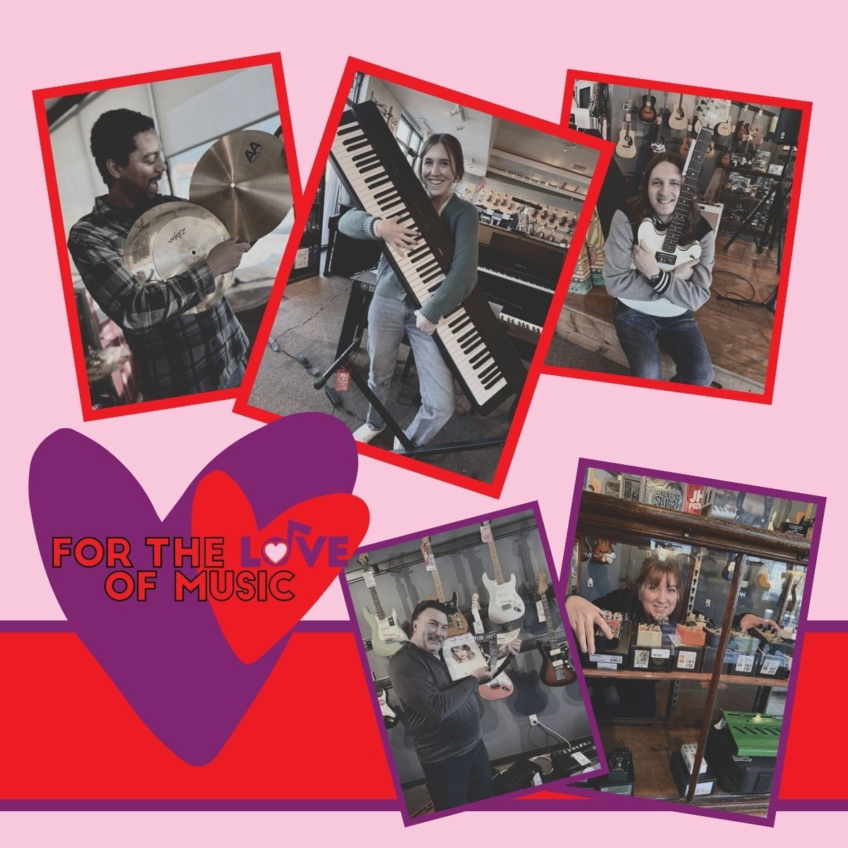 So much love for music at Heid Music!