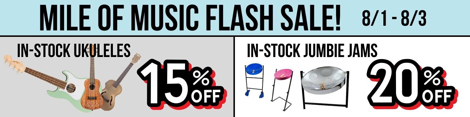 Mile of Music Flash Sale!