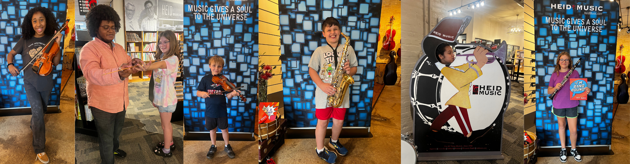 Band and Orchestra Rentals at Heid Music are easy!