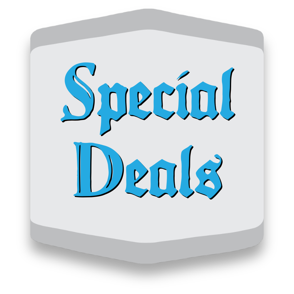 This button brings you to limited time deals a specific guitars, drums, and amplifiers.