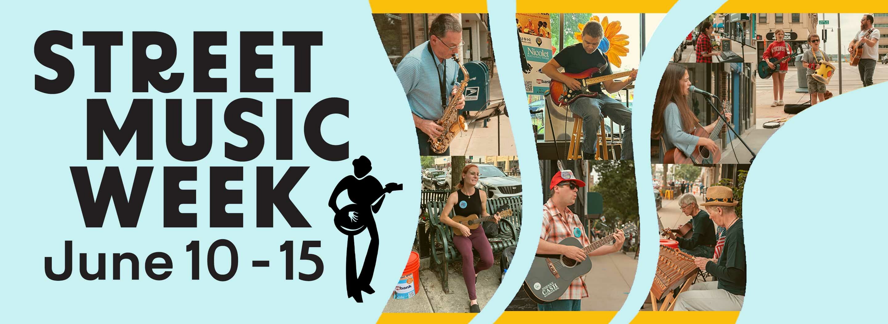 Street Music Week is June 10-15 in Appleton Wisconsin on College Ave