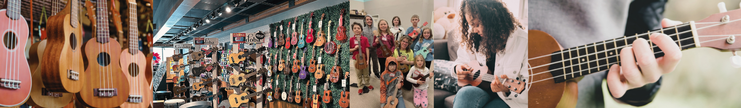 Ukuleles at Heid Music