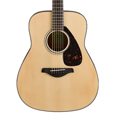 Yamaha FG800II Acoustic Guitar - Full Size, Solid Spruce Top, Matt Natural Finish